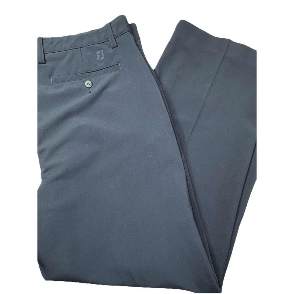 Footjoy‎ Pants Mens 36x29 Blue Athletic Fit Navy Blue Performance Stretch Golf - Picture 9 of 12